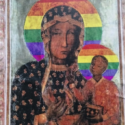 Polish Woman Arrested for Depicting Virgin Mary with Rainbow Halo