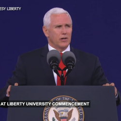 Mike Pence Whines to Liberty Graduates: It’s Now “Fashionable to Ridicule” Faith