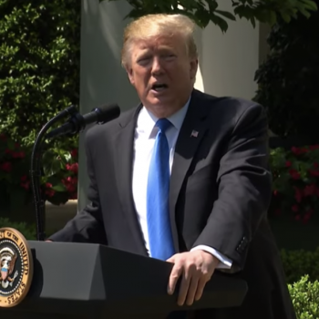 During Day of Prayer Speech, Trump Lies About Repealing the Johnson Amendment