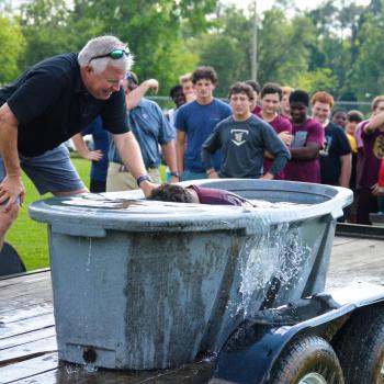 An Alabama High School Football Coach Helped Baptize Members of His Team