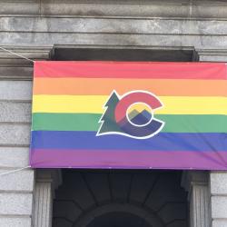 Colorado’s Governor Displays Pride Flag at State Capitol for the First Time