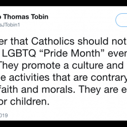 Catholic Bishop With No Self-Awareness Says Pride Events Are “Harmful” for Kids
