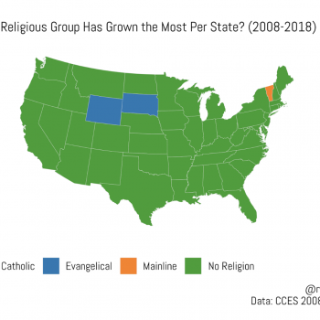 The Rise of Non-Religious Americans is Occurring All Over the Country