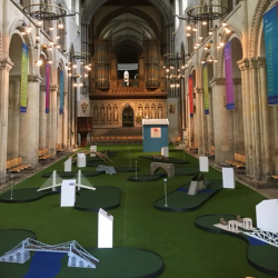An Ancient Cathedral in England Installed a Mini Golf Course To Get New Visitors