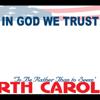 North Carolina Now Offers “In God We Trust” License Plates for Free