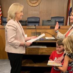 Newly Elected Missouri County Council Member Takes Oath on Dr. Seuss Book