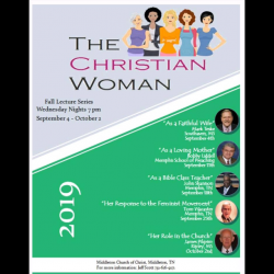 A TN Church’s Sermon Series on “The Christian Woman” Has Only Male Speakers