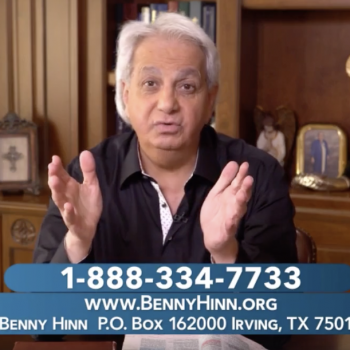 After “Rejecting” the Prosperity Gospel, Benny Hinn Wants “Seed Money” Again