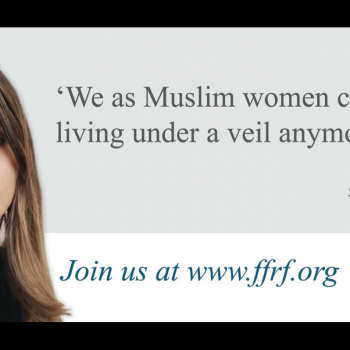 Atheist Billboard Urges Muslim Women to Stop “Living Under a Veil”