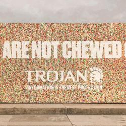 Condom Company Reacts to Christian Abstinence Trope with Chewed Gum Wall in D.C.