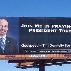 Republican Erects “Pray for President Trump” Billboards Amid Impeachment Probe