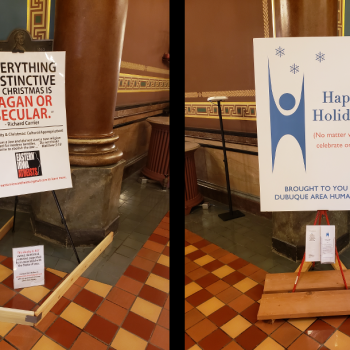 Atheists Won Seven of the Eight Holiday Display Slots in the Iowa Capitol