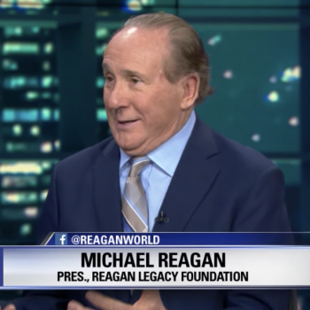 Michael Reagan, Who Doesn’t Get How TV Works, Blames CNN for Airing Atheists’ Ad