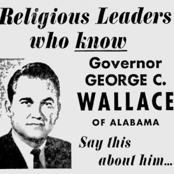 In 1964, Christians Defended Racist Gov. George Wallace by Discussing His Faith