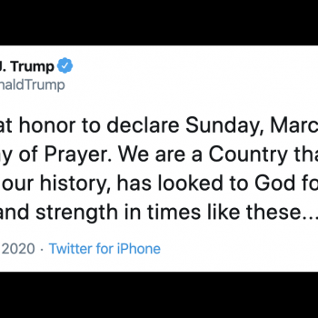 In Wake of Pandemic He Made Worse, Trump Calls for “National Day of Prayer”