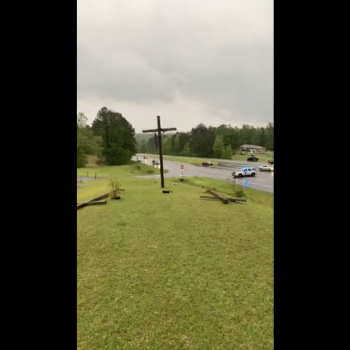 After Tornado Destroys Dora, AL, Local Man Thanks God for Leaving Up One Cross