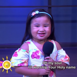 Adorable Toddler Sings a Song of Praise on YouTube. Pardon Me For Disliking It.