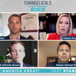 “Evangelicals for Trump” Say, Falsely, Democrats Are a “Party of [the] Godless”