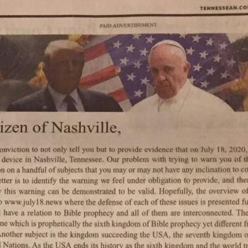 Insane Christian Group’s Newspaper Ad Says Nashville Will Be Bombed By “Islam”