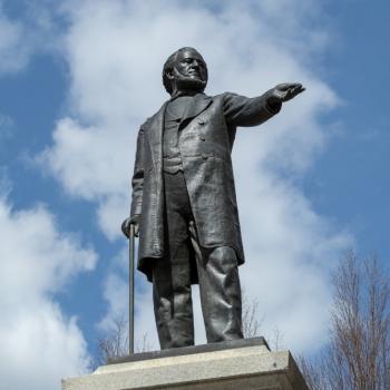 A Statue of Racist Mormon Brigham Young Was Vandalized at Brigham Young Univ.