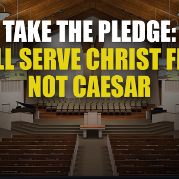 Christian Group: You Must Reject Sensible COVID Restrictions… for Jesus!