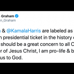 Franklin Graham, Unfazed By Trump’s COVID Deaths, Trashes Pro-Choice Democrats