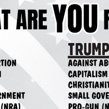 Wildly Misleading Ad from Taylor Co. (WI) GOP Lists Biden’s Religion as “??????”