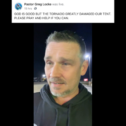 Christian Hate-Preacher Greg Locke’s Circus Tent Church Was Damaged by a Tornado