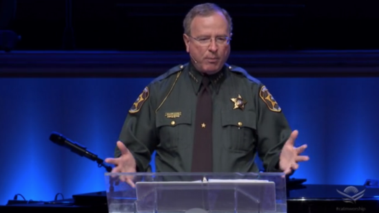 Florida Sheriff, Unable to Separate His Faith from His Job, Delivers Sermon in Uniform