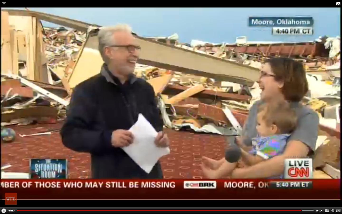 Oklahoman Who Told CNN’s Wolf Blitzer ‘I’m Actually An Atheist’ Speaks About the Disaster