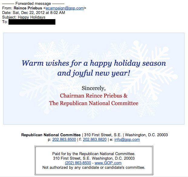 GOP Chairman Wishes Everyone ‘Happy Holidays’… Wait, What?!