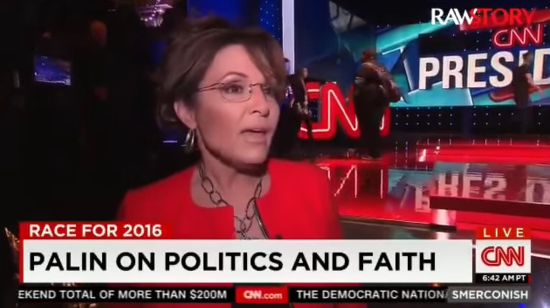 Sarah Palin: I’d Only Vote for an Atheist President If the Other Candidate Supported ISIS