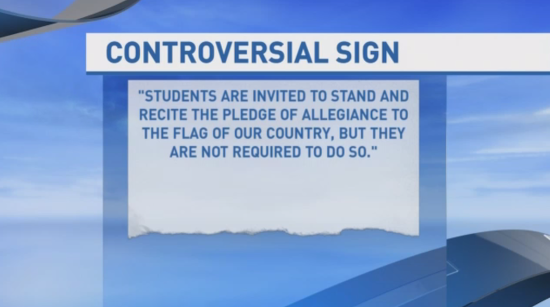 A Superintendent is Mad Because Students Know They Don’t Have to Stand for the Pledge