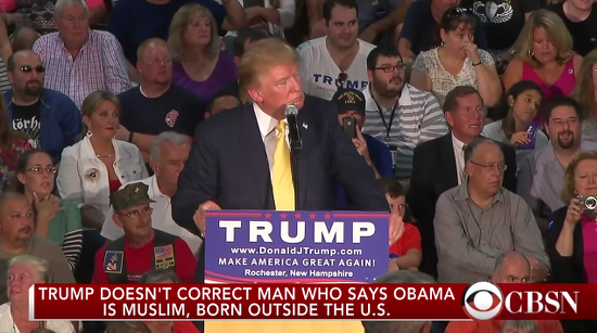 If Donald Trump Can’t Condemn an Islamophobic Man, What Does It Say About the GOP?