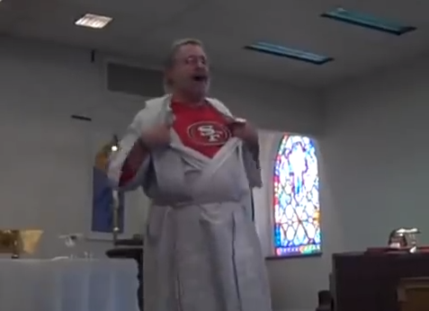 The Pastor Who Delivered a One-Minute Sermon So He Could Watch Football Was Just Kidding