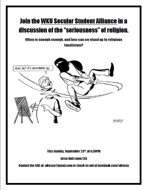 Is This College Atheist Group’s Poster Blasphemous?