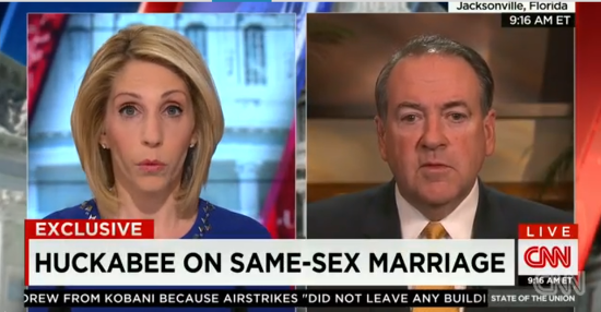 Mike Huckabee Says Marriage Equality Is Like Swearing and Drinking: His Friends Do It, but He Doesn’t Condone It