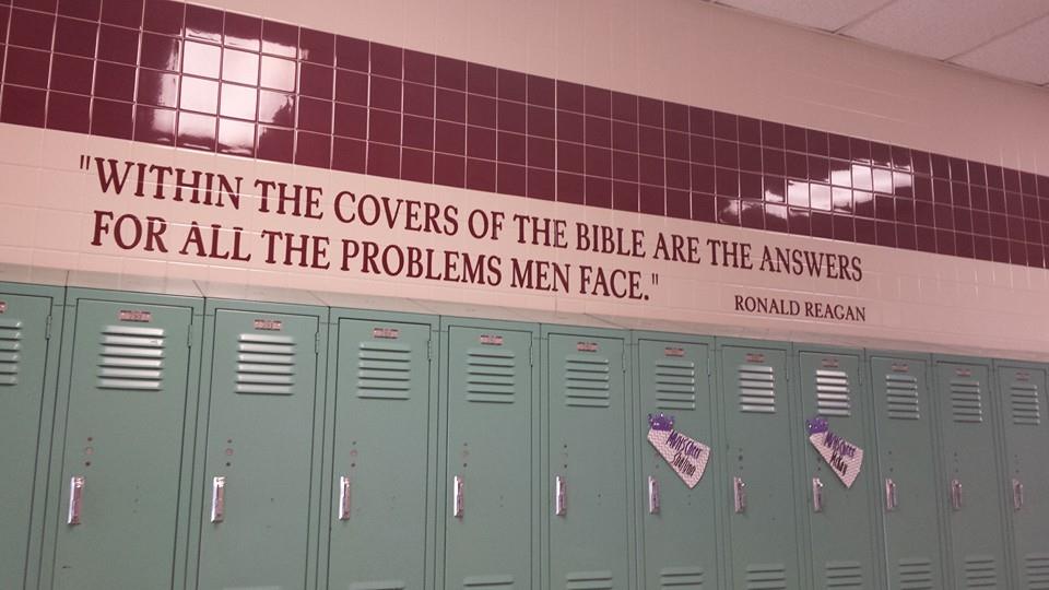 Texas School District Challenged Again After Keeping Bible-Promoting Quotations on Walls