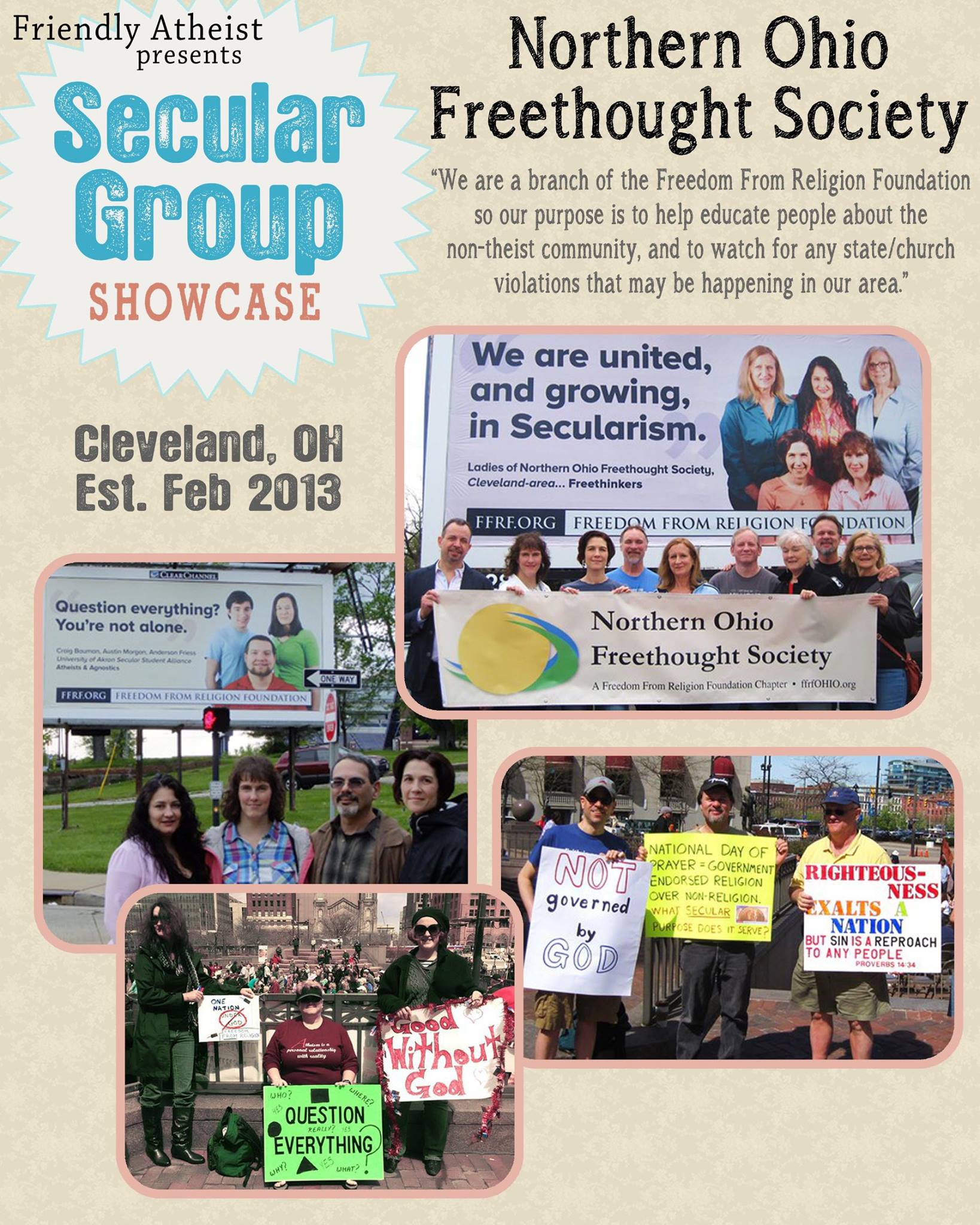 Secular Group Showcase: Northern Ohio Freethought Society
