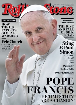 Pope Francis is on the <em>Rolling Stone</em> Cover