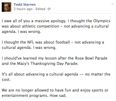 Fox News’ Todd Starnes Reacts to Openly Gay Football Player