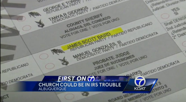 Forget Endorsing a Candidate; This Albuquerque Church Gave Parishioners Sample Ballots with Highlighted Names